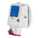 PRIZA COMBINATA 5P 32A +1 SCHUKO IP44