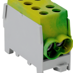 BLOC DISTRIBUITOR MONOFAZAT GALBEN/VERDE 125A in:1x35/out:1x35/2x25 mm2