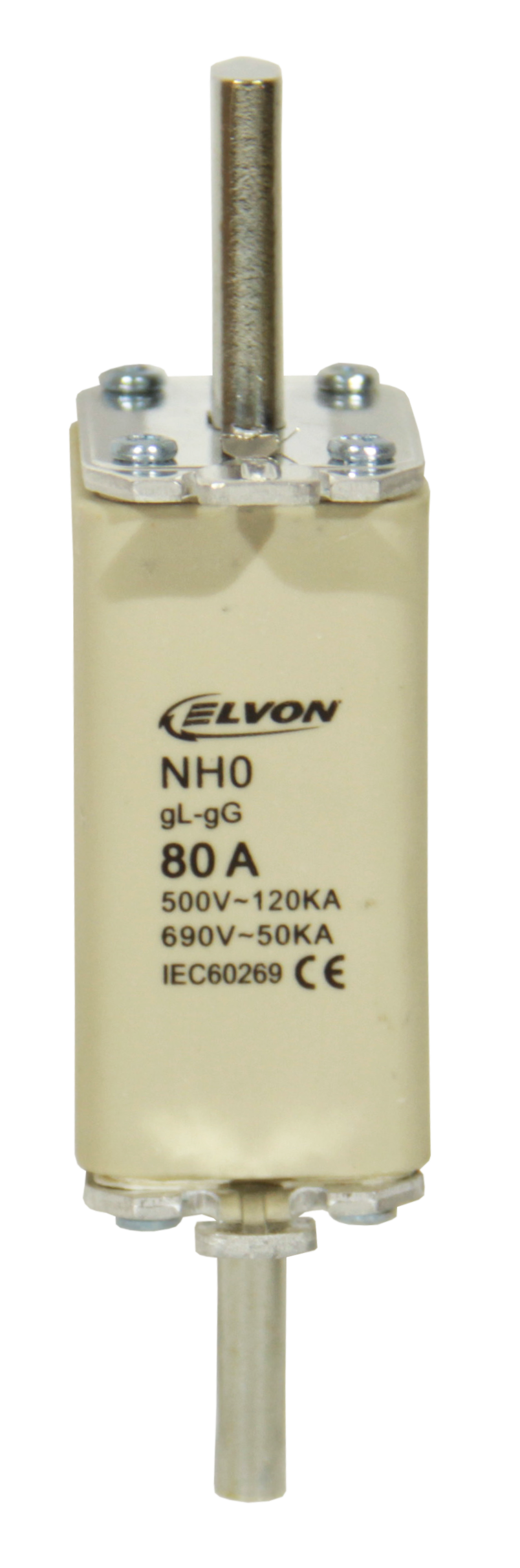 SIGURANTA FUZIBILA ELVON MPR NH0 80A SIGURANTA FUZIBILA ELVON MPR NH0 80A - imagine 1