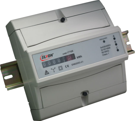 CONTOR ELECTRIC ANALOGIC TRIFAZAT 10(100)A 3X230/400V AC 7M/DIN